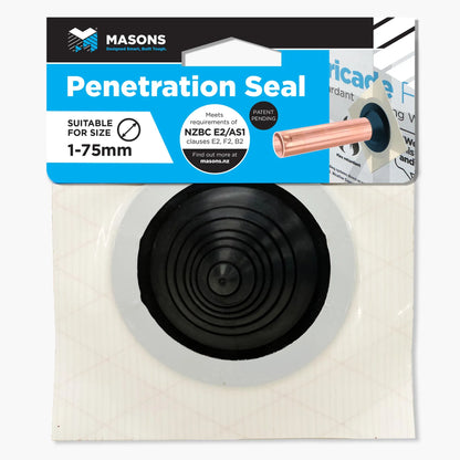 Masons Pipe Penetration Seal